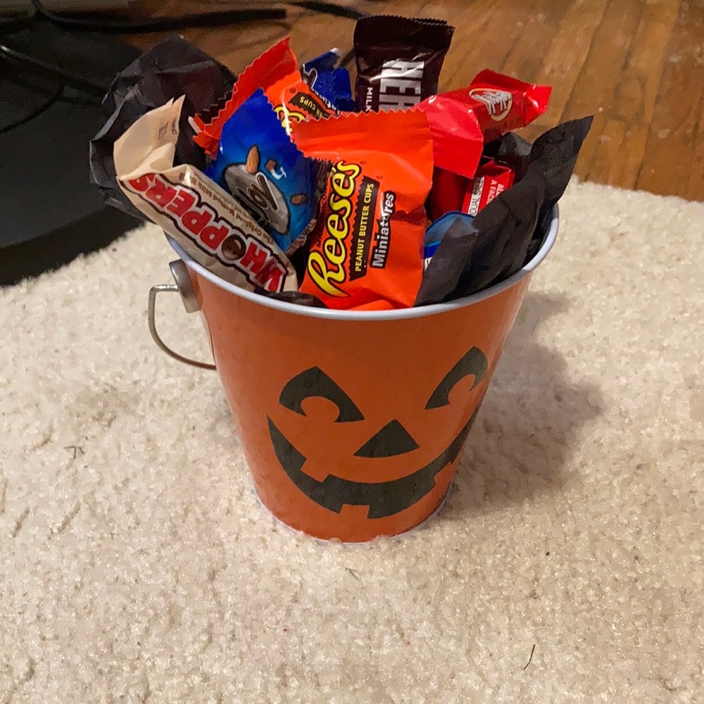 Halloween candy buckets
